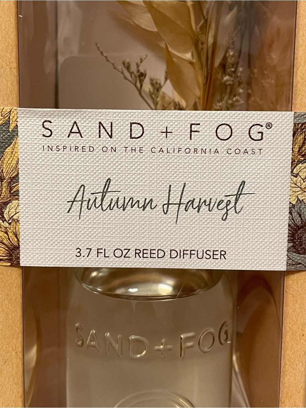 NWT SAND + FOG Autumn Harvest Reed Diffuser - 3.7 FL OZ (110 ML) - Picture 2 of 3